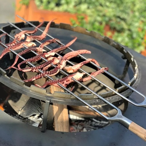 Vorkspies lgt. 70cm. rvs Churrasco Forged