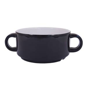 Soepkop 2-oren inh. 22cl. Ocean kleur zwart Nova