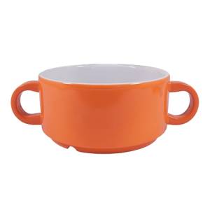 Soepkop 2-oren inh. 22cl. Ocean kleur oranje Nova