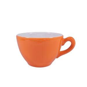 CAPPUCCINO CUP SIZE 18CL. PISA COLOR ORANGE NOVA