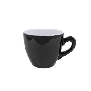 Espressokop inh. 8cl. Pisa kleur zwart