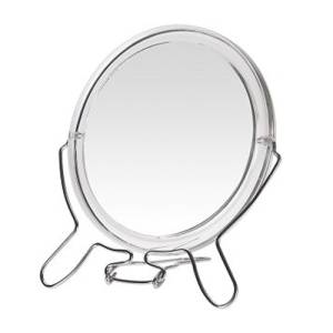 RASIERSPIEGEL DURCHM. 15CM. CHROM