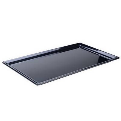 Gastronormschaal afm. 1/2gn. hgt. 2,9cm. melamine kleur zwart Global