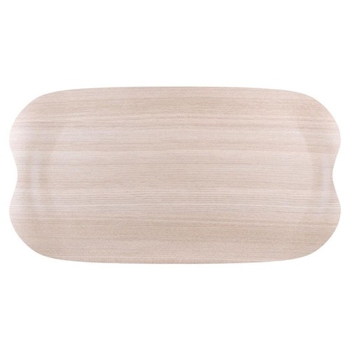 TRAY SIZE 42X22CM. LIGHT WOOD CRAFT TRAY WAVE ROLTEX