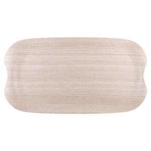TRAY SIZE 42X22CM. LIGHT WOOD CRAFT TRAY WAVE ROLTEX