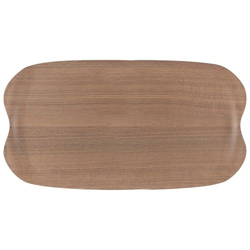 TRAY SIZE 42X22CM. WARM WOOD CRAFT TRAY WAVE ROLTEX