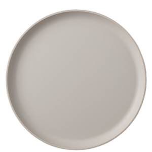 PLATE FLAT SILUETA DIAM. 26CM. NORDIC WHITE MEPAL