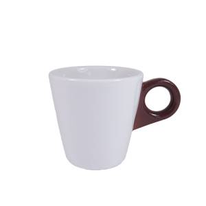 Koffiekop inh. 14cl. color me! kleur chocolade Nova