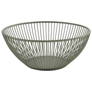 DRAHTKORBGRÖSSE 20X20X8CM. DUNKELGRÜNES METALL