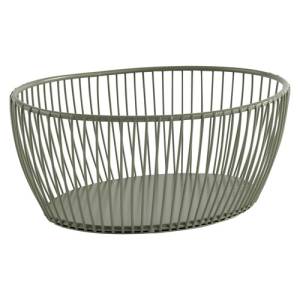 Draadmand afm. 20x15x8cm. donkergroen metaal