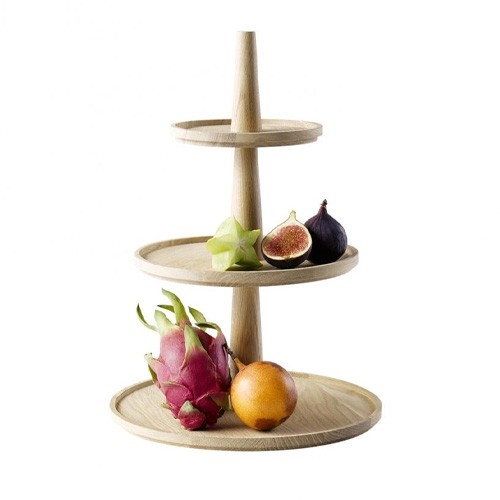 3-TIER ETAGER SIZE 30X30X42CM OAK