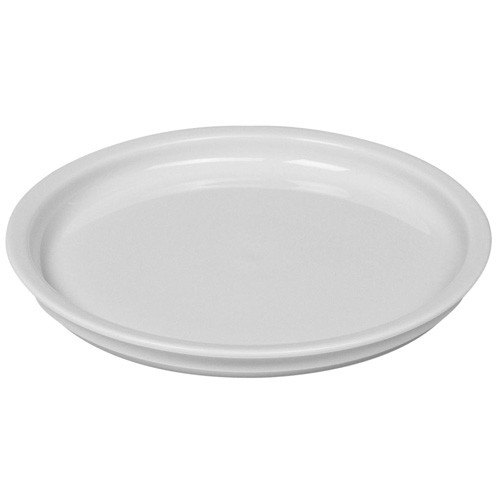 PLATTE ERGO DURCHM. 23CM. FLACHER BODEN, FARBE IVORY NOVA