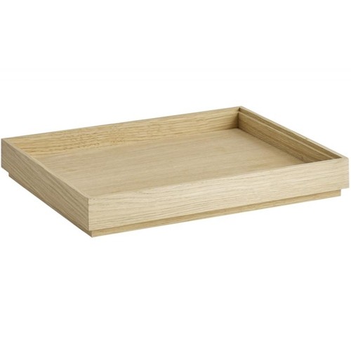 Presentatiebak 1/2gn. hgt. 4,5cm. eikenhout Valo