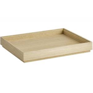 Presentatiebak 1/2gn. hgt. 4,5cm. eikenhout Valo