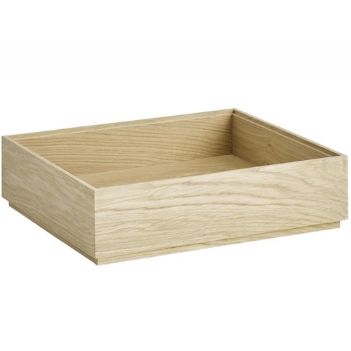 PRESENTATION CONTAINER 1/2GN. HG T. 8.5CM. OAK WOOD VALO