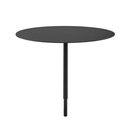 PLATTFORM ZUM ERHÖHEN DES BUFFETS DURCHM. 25CM. HG T. 20,5 cm. SCHWARZES METALL VALO