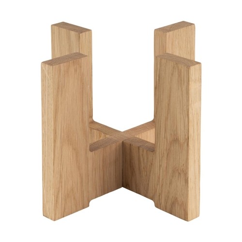 SUPPORT POUR CARAFE DIAM. 15CM. HG T. 12CM. VALO EN BOIS DE CHÊNE