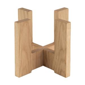 SUPPORT POUR CARAFE DIAM. 15CM. HG T. 12CM. VALO EN BOIS DE CHÊNE