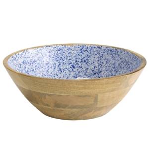 Schaal hout diam. 30cm. Mango