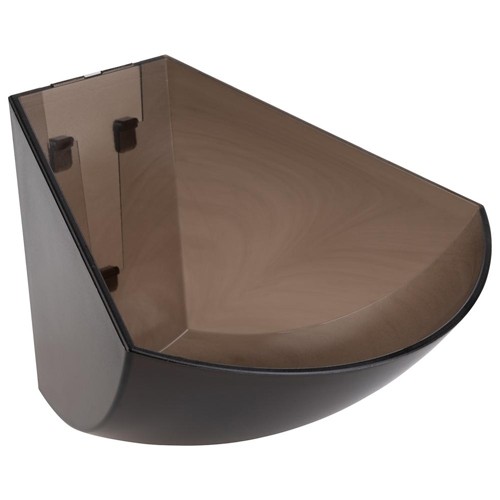 CONTENEUR POUR LE CONTENU DE L'AFFICHAGE DU BUFFET. 1 litre. PLASTIQUE GRIS