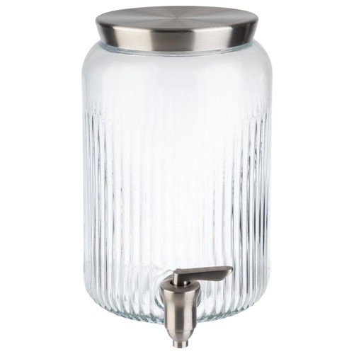 BEVERAGE DISPENSER CONTENT. 7LTR. HG T. 30.5CM. GLASS