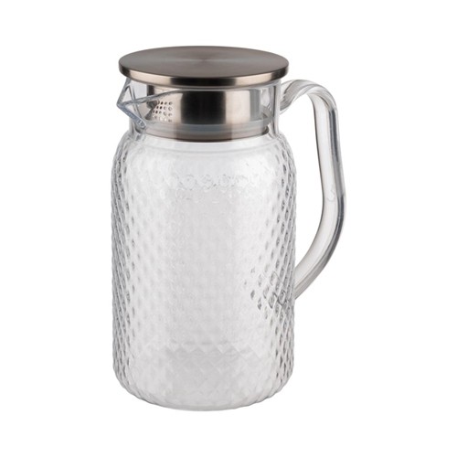 Sapkan met deksel inh. 1ltr. transparant polycarbonaat