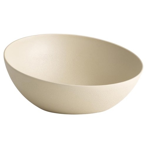 ASSIETTE BUFFET DIAM. 32,5CM. HG T. 14CM. FROSTFIRE EN ALUMINIUM BEIGE