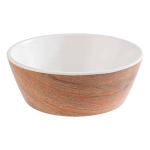 SCALE DIAM. 15.5CM. HG T. 5.5CM. BROWN MELAMINE CRAZY WOOD