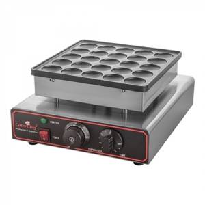 PLAQUE À CUISSON POFFERTJES CAPACITÉ 25 PIÈCES CATERCHEF