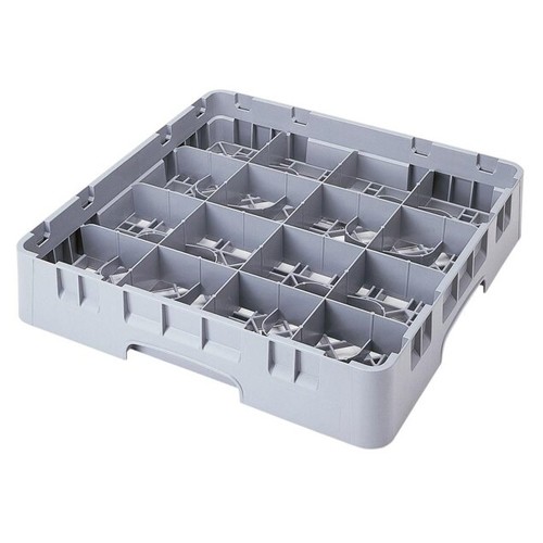 Koppenkorf 16-vaks afm. 50x50x14,3cm. kleur grijs Cambro Camrack