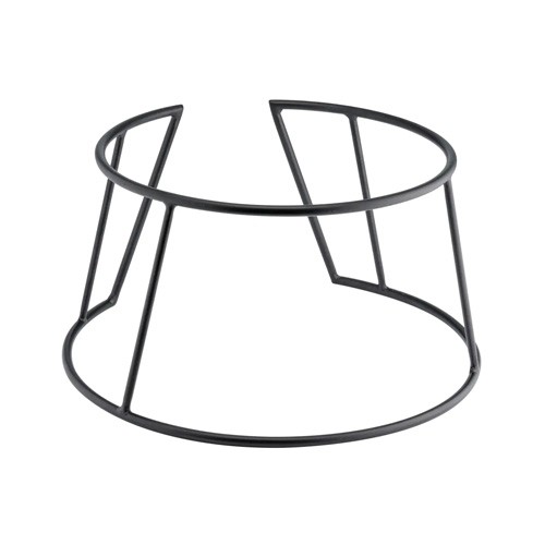 SURÉLEVEUR DE BUFFET ROND NOIR DIM. 28,3x19,6x25,6CM.