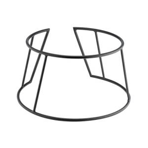 SURÉLEVEUR DE BUFFET ROND NOIR DIM. 28,3x19,6x25,6CM.