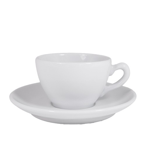 CAPPUCCINO-UNTERTASSE PISA DURCHMESSER 15 CM. FARBE WEISS NOVA