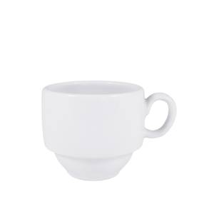ESPRESSO CUP INH. 9CL. STACKABLE OPERA COLOR WHITE NOVA
