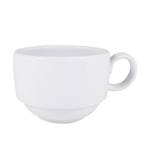 CAFÉ LATTE CUP STACKABLE CAPACITY 29.5CL. OPERA COLOR WHITE NOVA