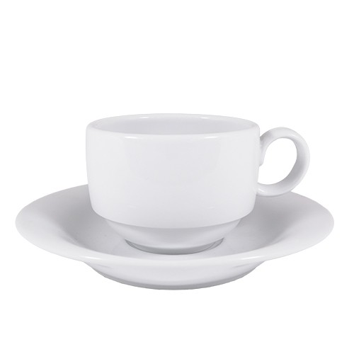 CAFÉ LATTE CUP STACKABLE CAPACITY 29.5CL. OPERA COLOR WHITE NOVA
