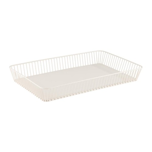 DRAADMAND 1/1GN URBAN AFM. 53X32,5CM. METAAL WIT