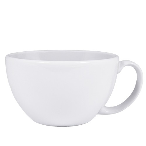 Cappuccinokop Jumbo m/oor inh. 40cl. Roma kleur wit Nova