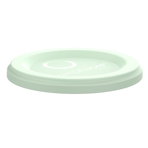 ABDECKUNG V/BECHER ZIRKULBECHER FLACH AUSSENDURCHMESSER. 80MM. FOREST LIGHT POLYPROPYLEN BOX MIT 234 STÜCK