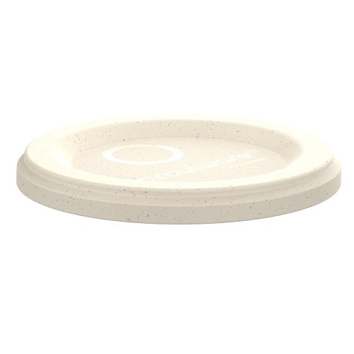 COUVERCLE V/TASSE CIRCULCUP PLAT DIAM. 80MM. POLYPROPYLENE GRAPHITE BEIGE BOITE DE 234 PIÈCES