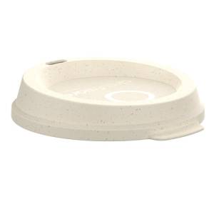 Deksel v/beker CirculCup sippy outer diam. 80mm. Beige Graphite polypropyleen doos á 222 stuks