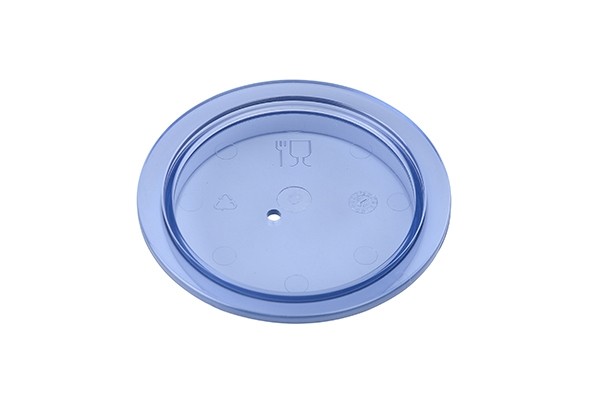 COUVERCLE POUR TASSE A SOUPE AVEC MANCHETTE COURTE DIAM. 10,8 cm. COULEUR TRANSPARENT TEMPÉRATURE PLAST +180 °C