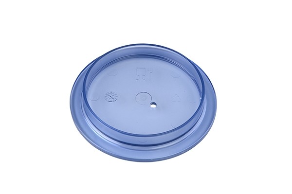 COUVERCLE POUR TASSE A SOUPE AVEC MANCHETTE COURTE DIAM. 10,8 cm. COULEUR TRANSPARENT TEMPÉRATURE PLAST +180 °C