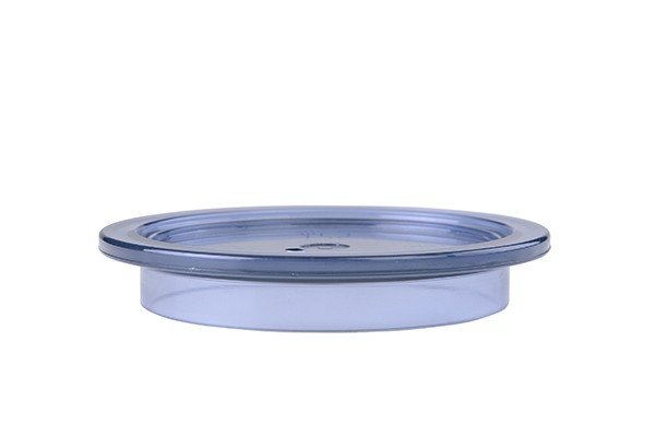 COUVERCLE POUR TASSE A SOUPE AVEC MANCHETTE COURTE DIAM. 10,8 cm. COULEUR TRANSPARENT TEMPÉRATURE PLAST +180 °C