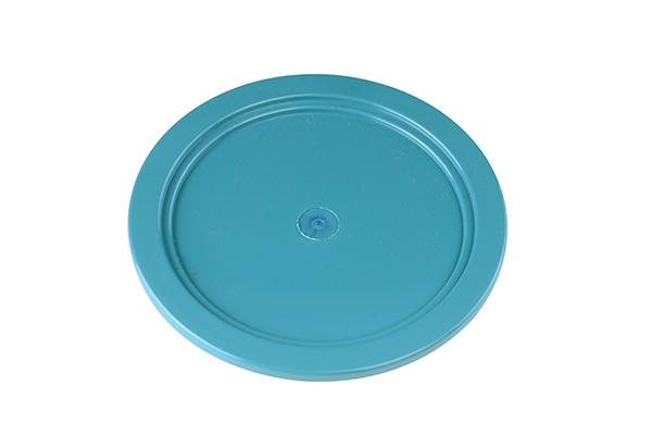 Couvercle pour bol à soupe à revers court, diamètre 10,8 cm, couleur verte, plastique thermodurcissable à +180 °C