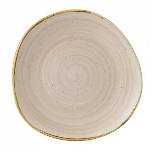 Bord organic kleur Nutmeg Cream afm. 21cm. Churchill Stonecast