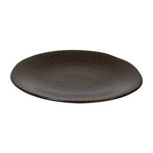 Bord plat diam. 28,5cm. Black Speckle Q Authentic