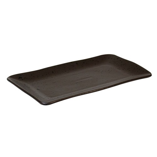 PLAQUE TAILLE RECTANGULAIRE. 29X16CM. NOIR MACHET Q AUTHENTIQUE