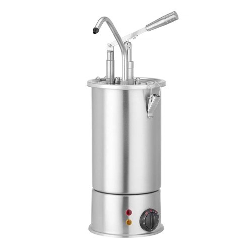 Sausverwarmer met pomp inh. 3l. roestvast staal Hendi