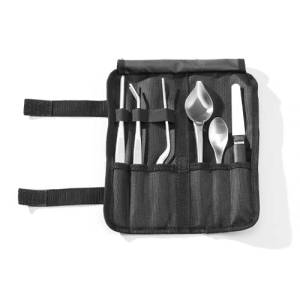 SET DE MAQUILLAGE 6 PIÈCES BROSSÉES 3 PINCES 2 CUILLÈRES 1 SPATULE